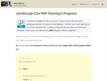 Tablet Screenshot of alanstorm.com